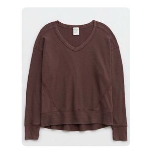 OFFLINE by Aerie Wow! Waffle Oversized T-Shirt